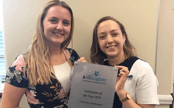 Roehampton wins Institution of the Year at AimHigher London Practitioner Awards