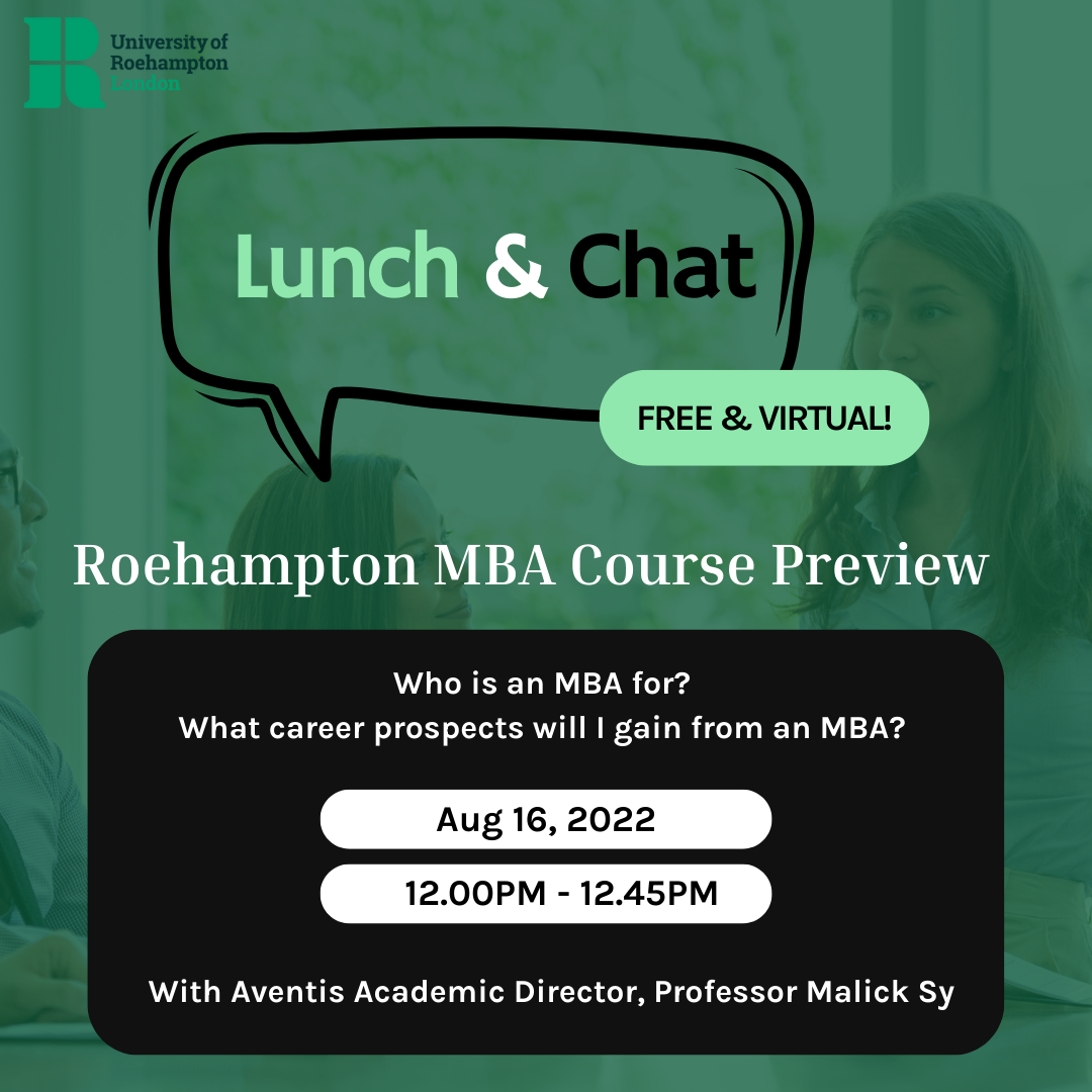 Roehampton MBA Course Preview