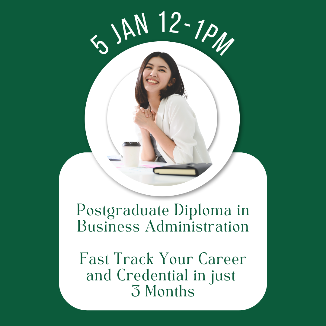 Postgraduate Diploma in Business Administration – Fast Track Your Career and Credential in just 3 Months