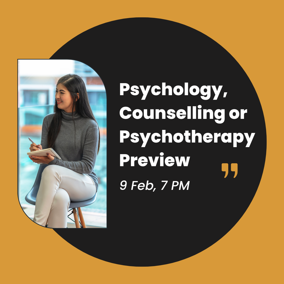 Psychology, Counselling or Psychotherapy Preview
