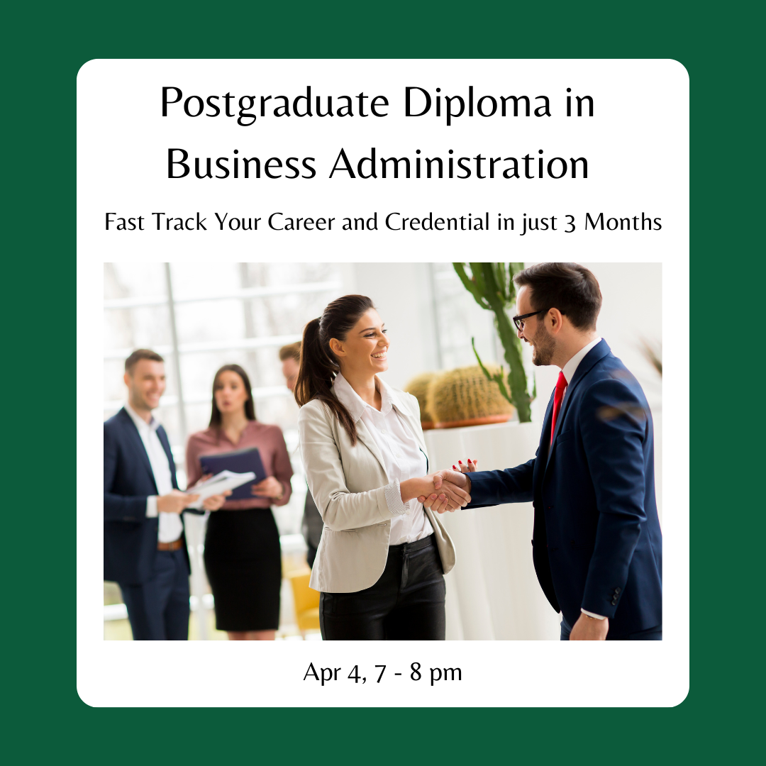 Postgraduate Diploma in Business Administration – Fast Track Your Career and Credential in just 3 Months
