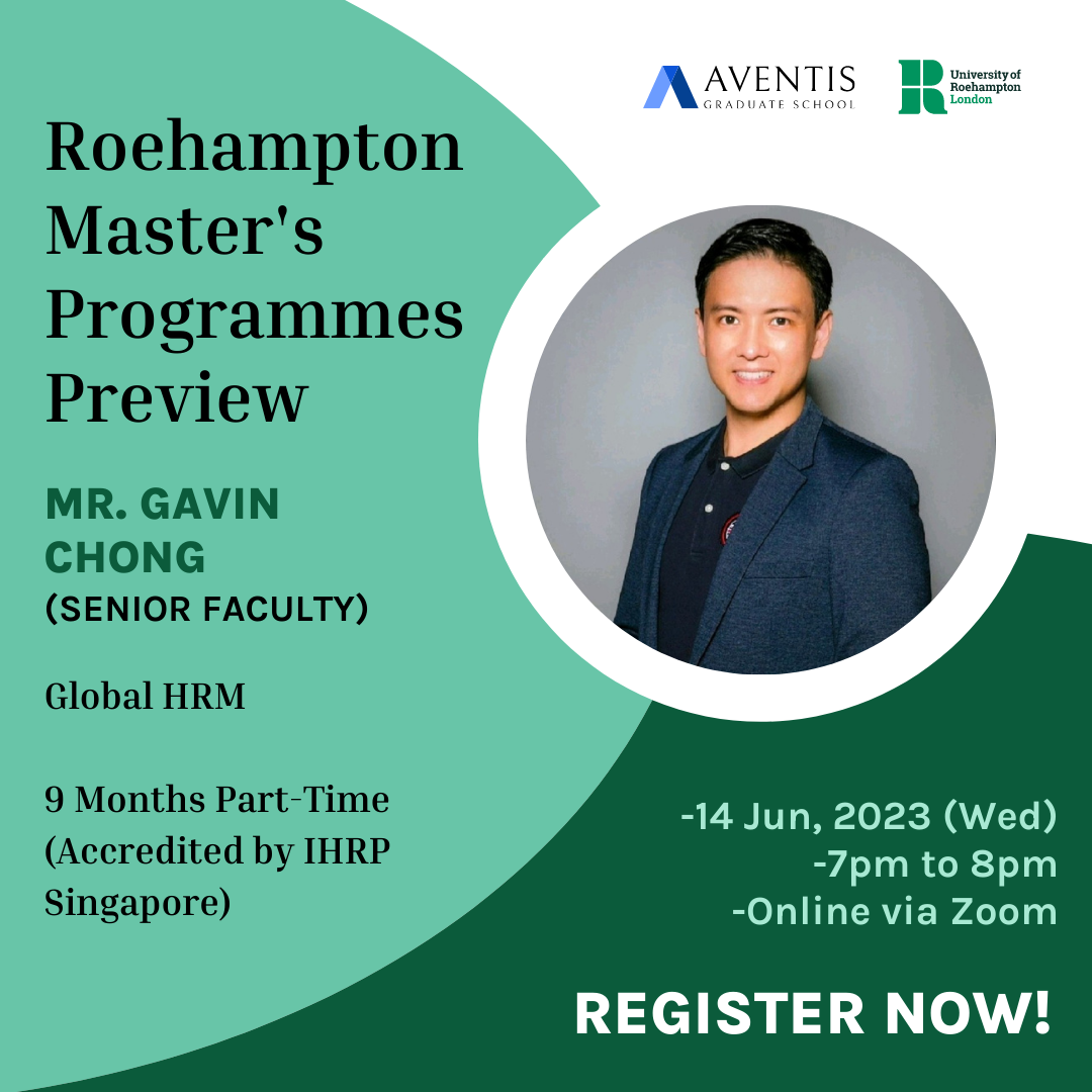 Masters of Global HR Management (IHRP Singapore) Accredited – Information Session