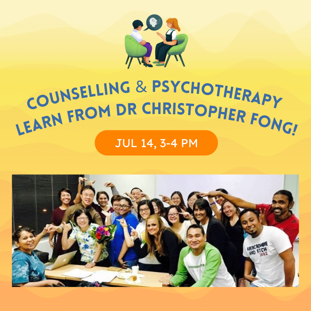 Counselling & Psychotherapy – Learn from Dr Christopher Fong!