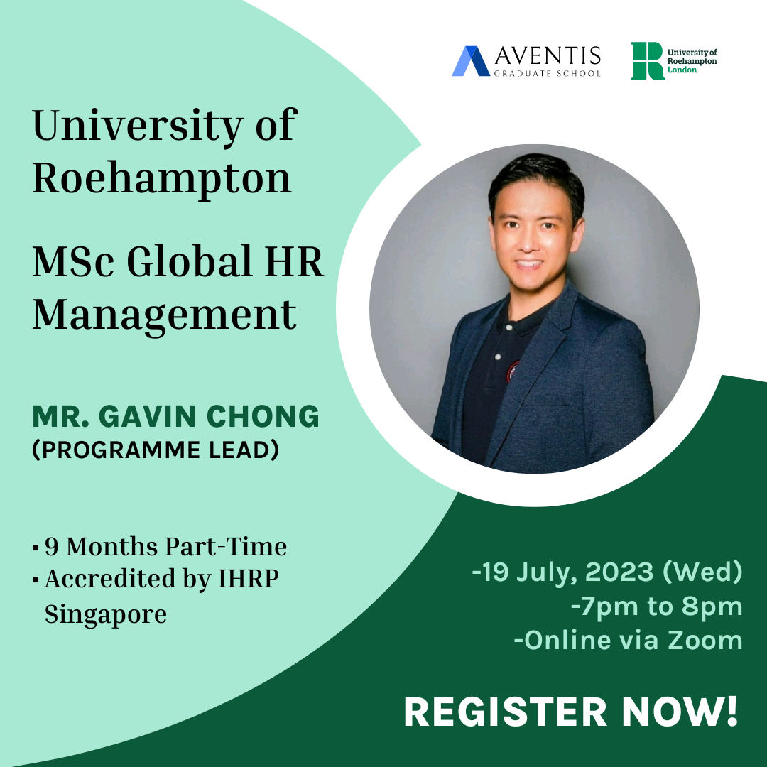 Masters of Global HR Management (IHRP Singapore) Accredited – Information Session