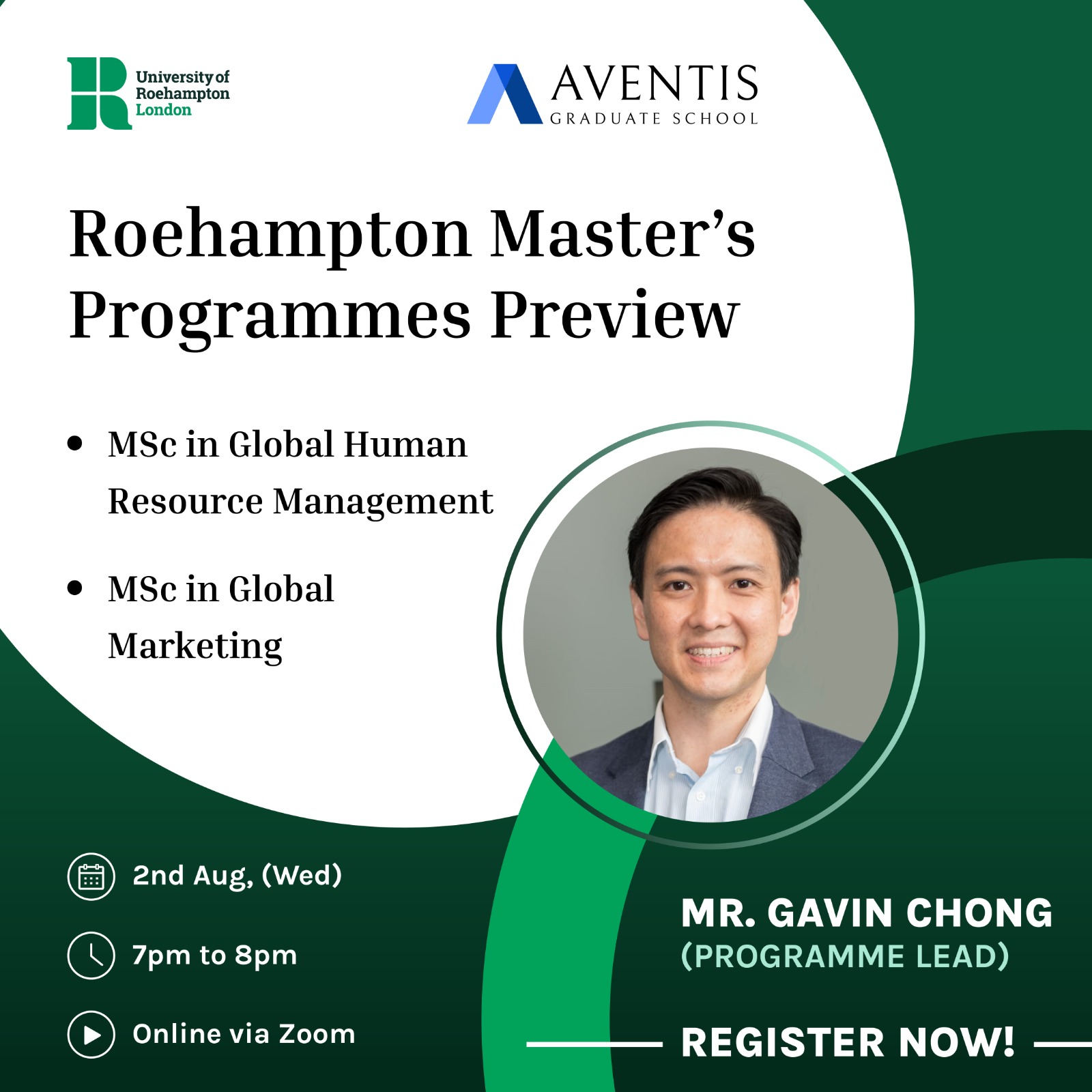 Roehampton MSc Programmes Preview: Global HRM, Global Marketing