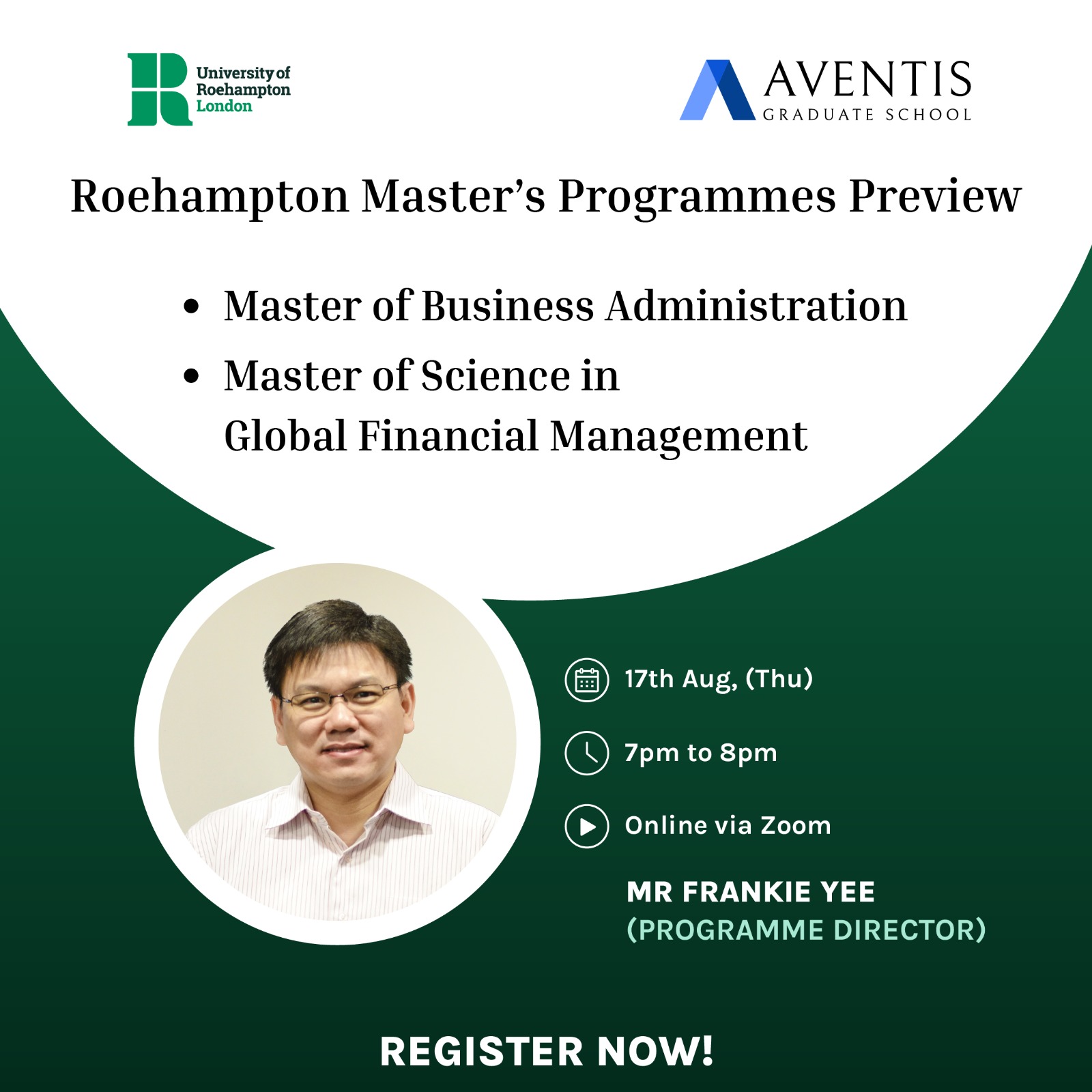 Roehampton MSc Programmes Preview