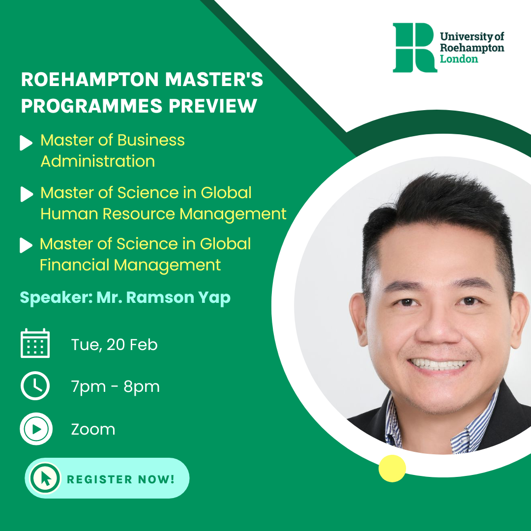 Roehampton MBA/MSc Talk