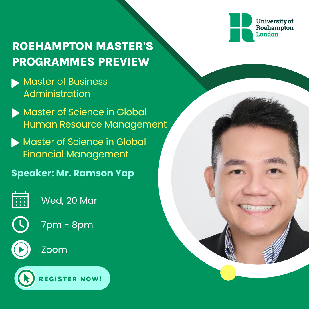 Roehampton MBA/MSc Talk