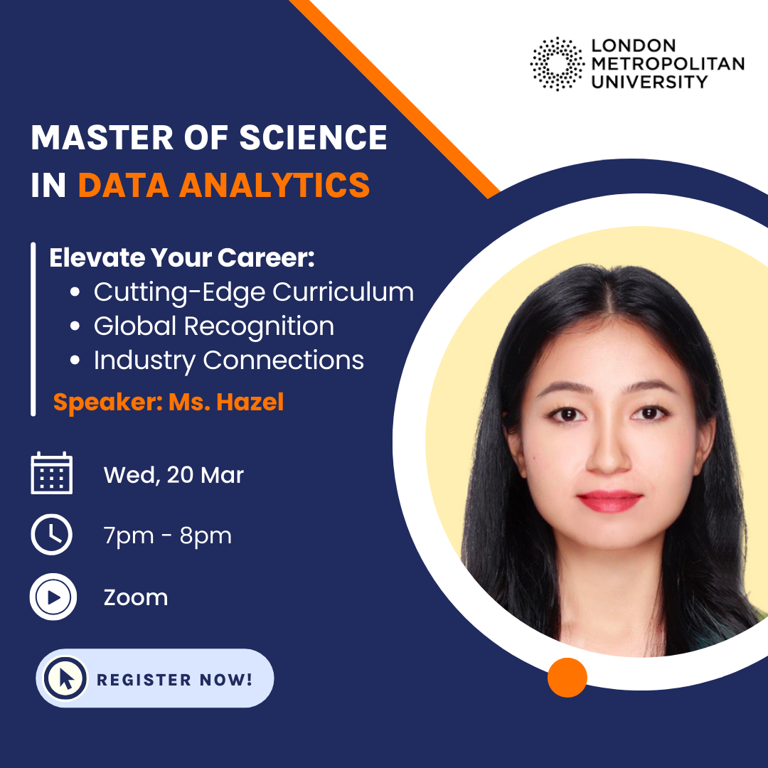 Empower Your Career with Data: LMU MSc Analytics Preview Session!