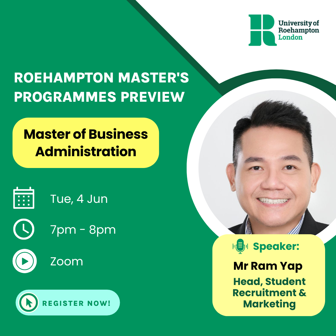 Attain Your MBA in 10 Months – Roehampton University