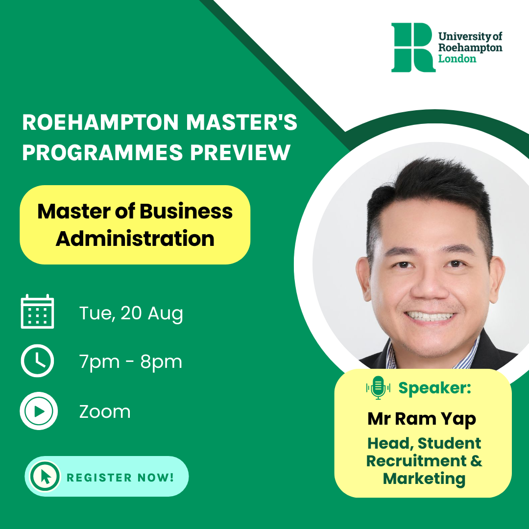 10 Months MBA Info Session – Roehampton University
