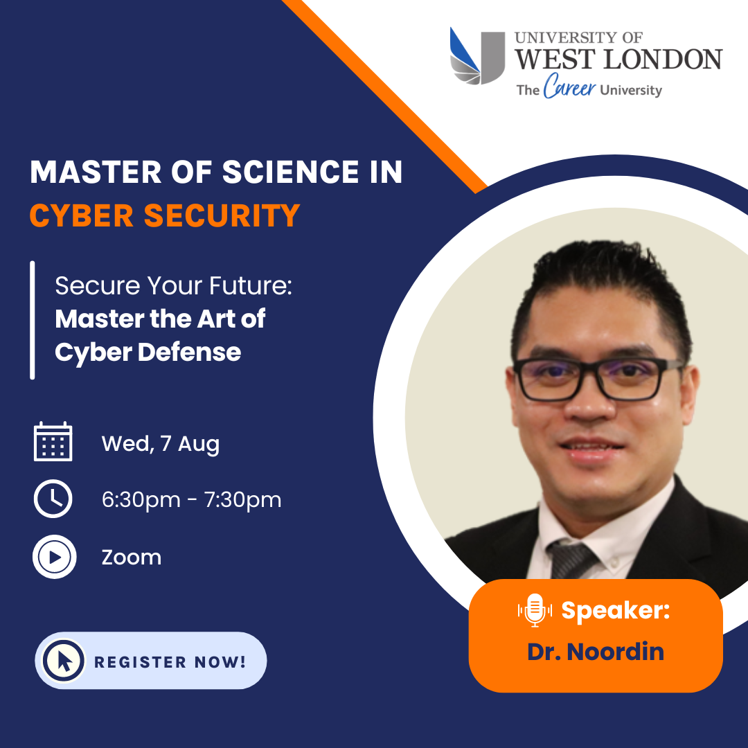 Secure Your Future: Master the Art of Cyber Defense with our Expert Faculty Dr. Mohamed Noordin