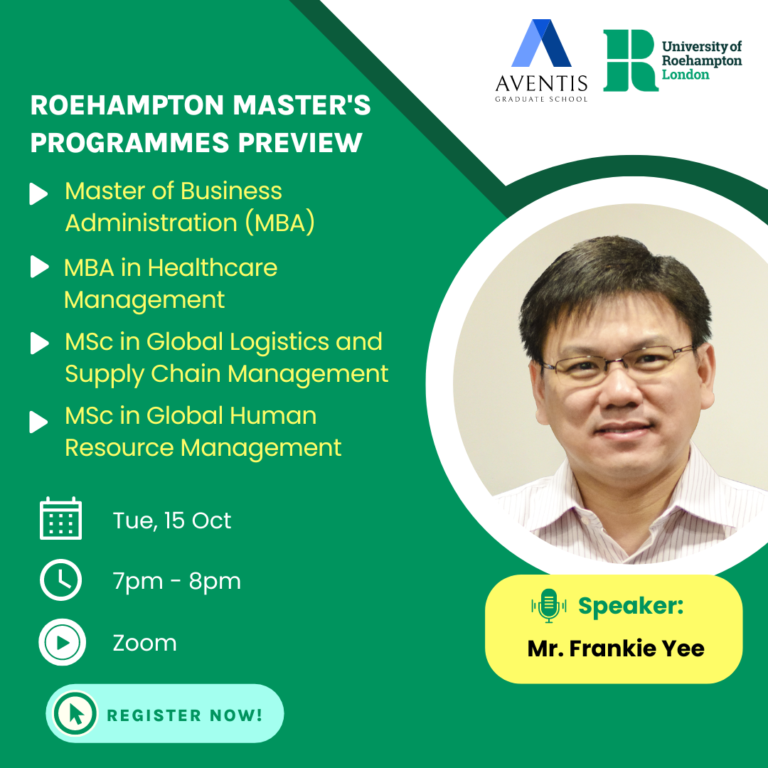 MBA & MSc Info Session – Roehampton University, UK