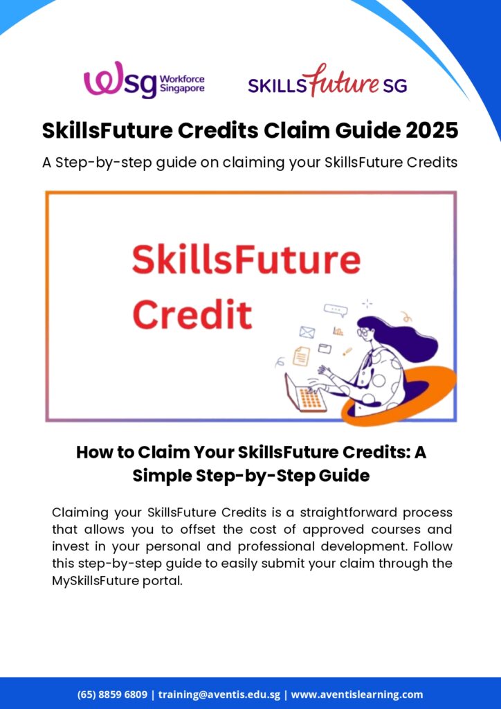 SkillsFuture Credits Claim Guide 2025 cover page